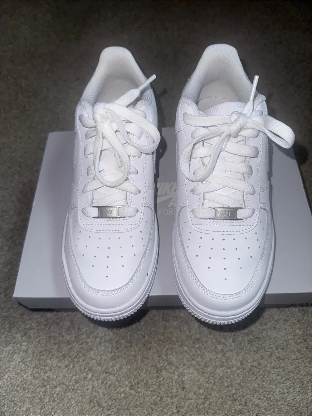 Nike Kids White Low-Top Sneakers